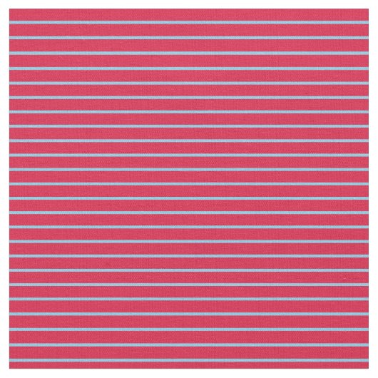 Sky Blue und Crimson Lines Stoff (Nahaufnahme)
