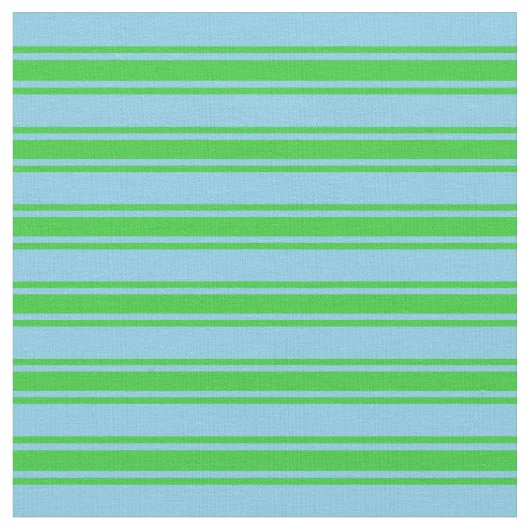 Sky Blue und Lime Green Lines Stoff (Nahaufnahme)