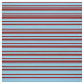 Sky Blue und Maroon Striping Muster Stoff (Muster)