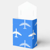 Sky Blue und White Airplane; Flugzeug Geschenkschachtel (Geöffnet)