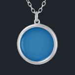 Sky Blue Versilberte Kette<br><div class="desc">Das "Blue Sky"-Design wird durch die Farbe des Himmels aus dem "Wolken im Himmel"-Fotokunstwerk inspiriert. "Wolken im Himmel" ist ein Foto von weißen Wolken gegen einen blauen Himmel in einem einzigartigen, verworrenen Muster. Für Ihr einzigartiges Set von passenden Stücken, sehen Sie auch Wolken im Himmel, für andere Designs, die Ihrem...</div>