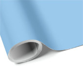 Sky Blue (Vollfarbe) Aero  Geschenkpapier (Rolleneckpunkt)