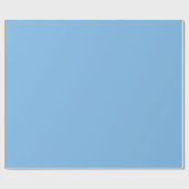 Sky Blue (Vollfarbe) Aero  Geschenkpapier (Flach)