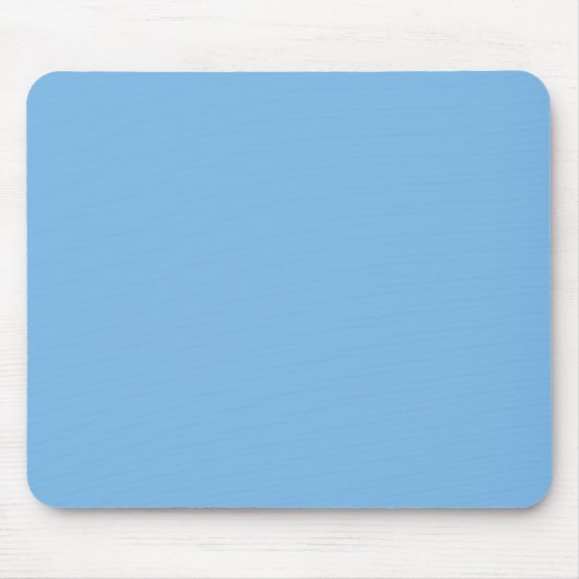 Sky Blue (Vollfarbe) Aero Mousepad (Vorne)