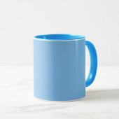 Sky Blue (Vollfarbe) Aero Tasse (VorderseiteRechts)
