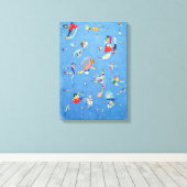 Sky Blue von Wassily Kandinsky Leinwanddruck (Insitu (Holzboden))