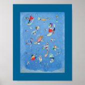 Sky Blue von Wassily Kandinsky Poster (Vorne)