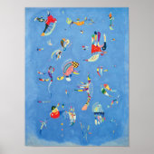 Sky Blue von Wassily Kandinsky Poster (Vorne)