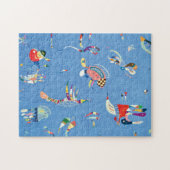 Sky Blue von Wassily Kandinsky Puzzle (Horizontal)
