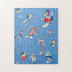Sky Blue von Wassily Kandinsky Puzzle