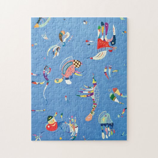 Sky Blue von Wassily Kandinsky Puzzle (Vertikal)