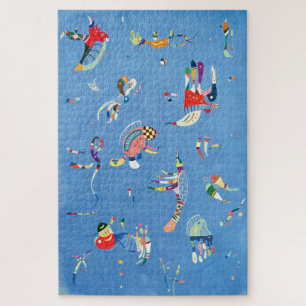 Sky Blue von Wassily Kandinsky Puzzle
