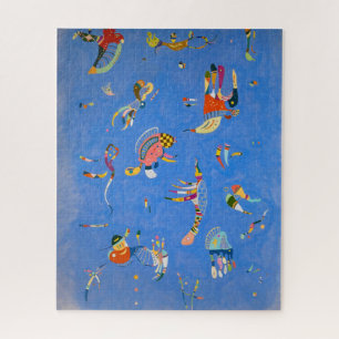 Sky Blue von Wassily Kandinsky Puzzle