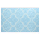 Sky Blue Wavy Rhombus Pattern Stoff (Fat Quarter (45,7 x 55,9 cm))