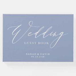 Sky Blue Wedding Guest book Gästebuch