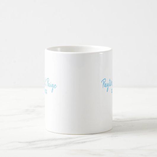 Sky Blue Wedding Personalisiert Coffee Tasse (Mittel)