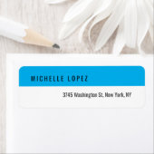 Sky Blue White Classical Elegante Schlicht (Insitu)