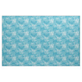 Sky Blue & White Coral Textur Stoff (Yard (91,4 cm))