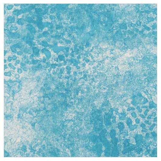 Sky Blue & White Coral Textur Stoff (Nahaufnahme)