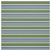 Sky Blue, White, Olive Green, Slate Grau & Black Stoff (Muster)
