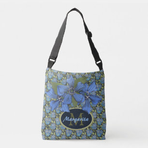 Sky Blue Wildblume Delight  Tragetaschen Mit Langen Trägern