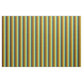 Sky Blue Yellow Brown Streifen Stoff (Yard (91,4 cm))
