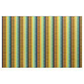 Sky Blue Yellow Brown Streifen Stoff (Fat Quarter (45,7 x 55,9 cm))