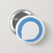 Sky Blue Zen Symbol Button (Vorne & Hinten)