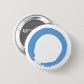 Sky Blue Zen Symbol Button (Vorne & Hinten)