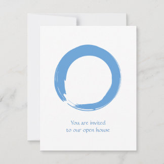 Sky Blue Zen Symbol Einladung