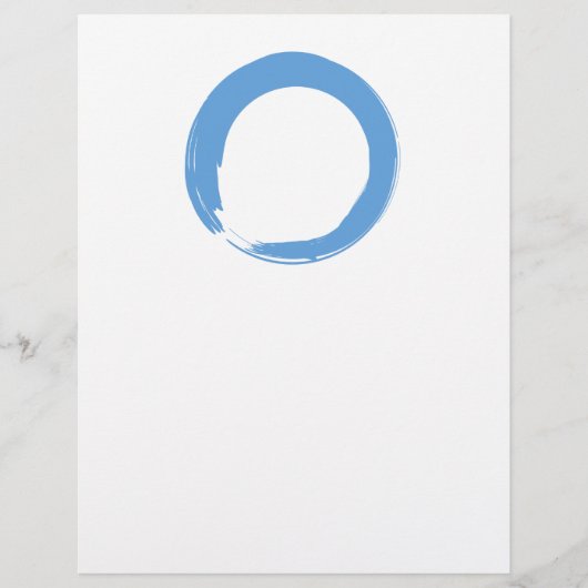 Sky Blue Zen Symbol Flyer (Vorne)