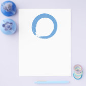 Sky Blue Zen Symbol Flyer (Einzeln)