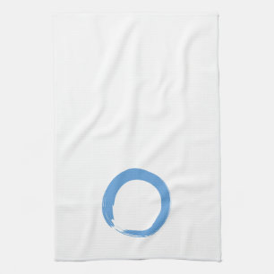 Sky Blue Zen Symbol Küchentuch