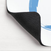Sky Blue Zen Symbol Mousepad (Ecke)