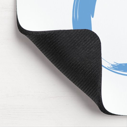 Sky Blue Zen Symbol Mousepad (Ecke)