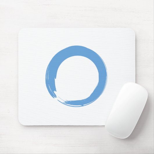 Sky Blue Zen Symbol Mousepad (Mit Mouse)