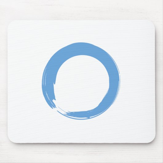 Sky Blue Zen Symbol Mousepad (Vorne)