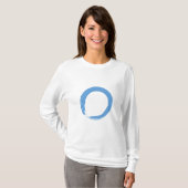 Sky Blue Zen Symbol T-Shirt (Vorne ganz)