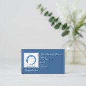 Sky Blue Zen Symbol Terminkarte (Stehend Vorderseite)