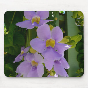 Sky Blume Tropischer Lila Blumen Mousepad