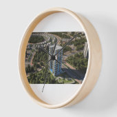 Sky Building Wall Clock – Modern Timepiece Uhr (Winkel)