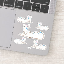 Sky Bunny - Einfach stilisiert Zeichnend