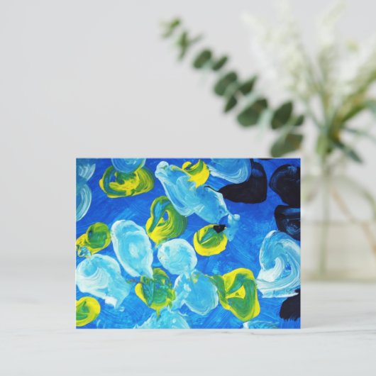 Sky Card Postkarte (Stehend Vorderseite)