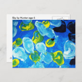 Sky Card Postkarte (Vorne/Hinten)