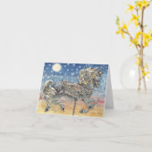 "Sky Carousel", eine Grußkarte Karte (Gelbe Blume)