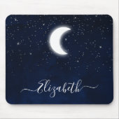 Sky Celestial Moon Stars Mousepad (Vorne)