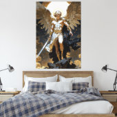 Sky Champion Archangel Michael Leinwanddruck (Insitu (Schlafzimmer))