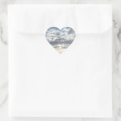 Sky & Clouds Heart Sticker (Tasche)