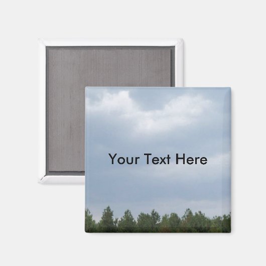 Sky & Clouds Magnet (Vorderseite/Rückseite)