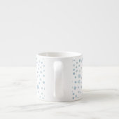 Sky Confetti Wassercolor Dots Espresso Tasse (Rückseite)